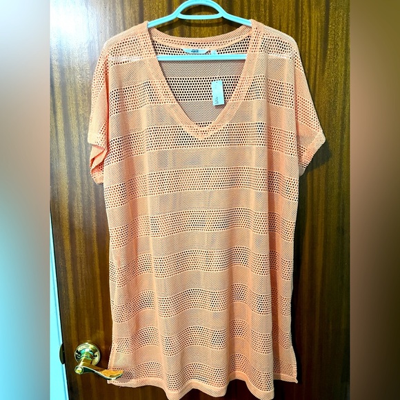 La Vie En Rose Swim Coverup - Orange - Picture 1 of 3